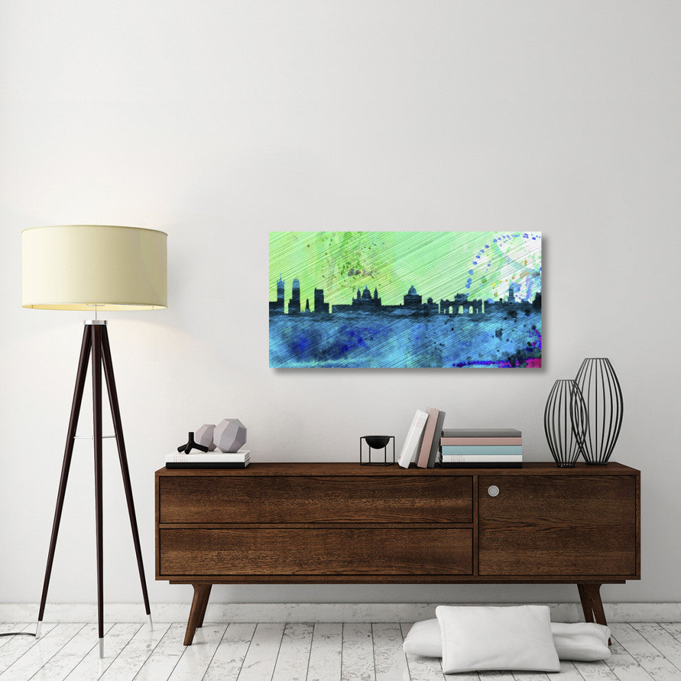 "Madrid City Skyline" Fine Art Print
