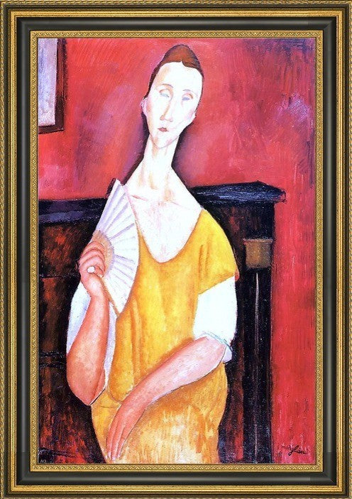 Amedeo Modigliani Madame Lunia Czechowska Fan