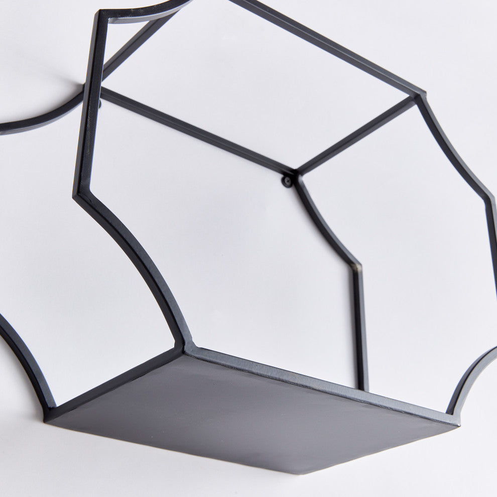 Hudson Mirrored Wall Shelves