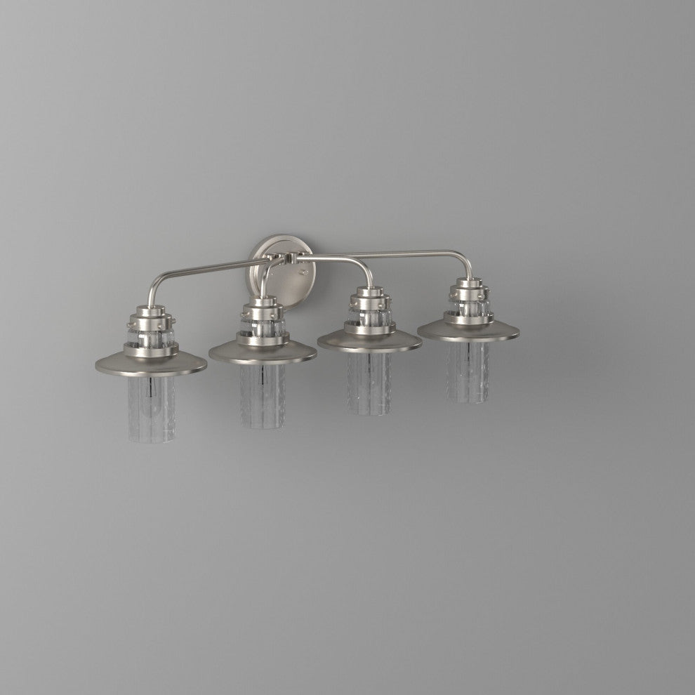 Dover 4-Light Bath, Satin Platinum