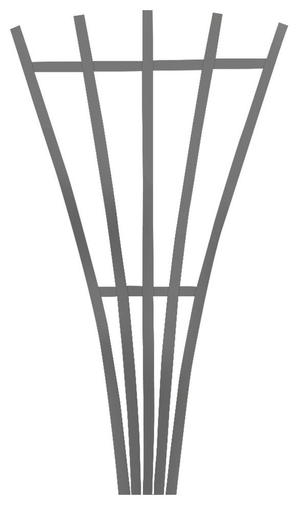 Hartford Fan Trellis, Coastal Teak