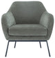Metro, Zurich Accent Chair, Forest Green