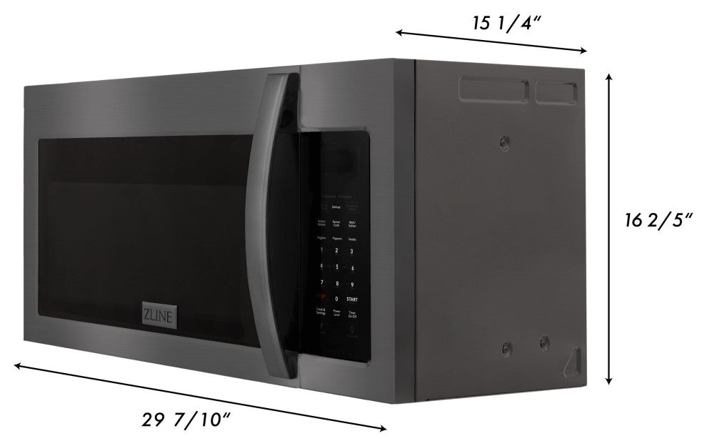 ZLINE 30" Over the Range Microwave With Set of 2 Charcoal Filters