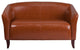 Hercules Imperial Series Cognac Leather Loveseat