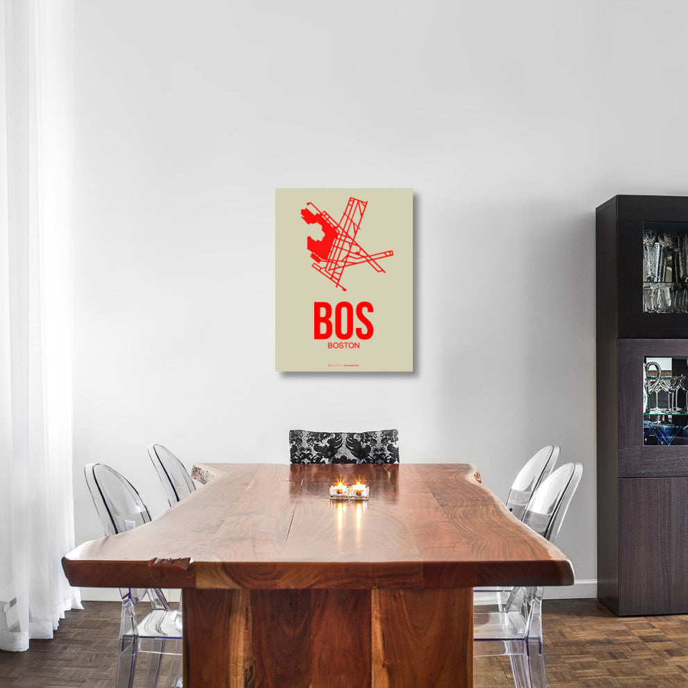 "BOS Boston Poster 1" Fine Art Print