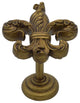 Fleur de Lis Medallion Drapery Holdback, Renaissance Gold