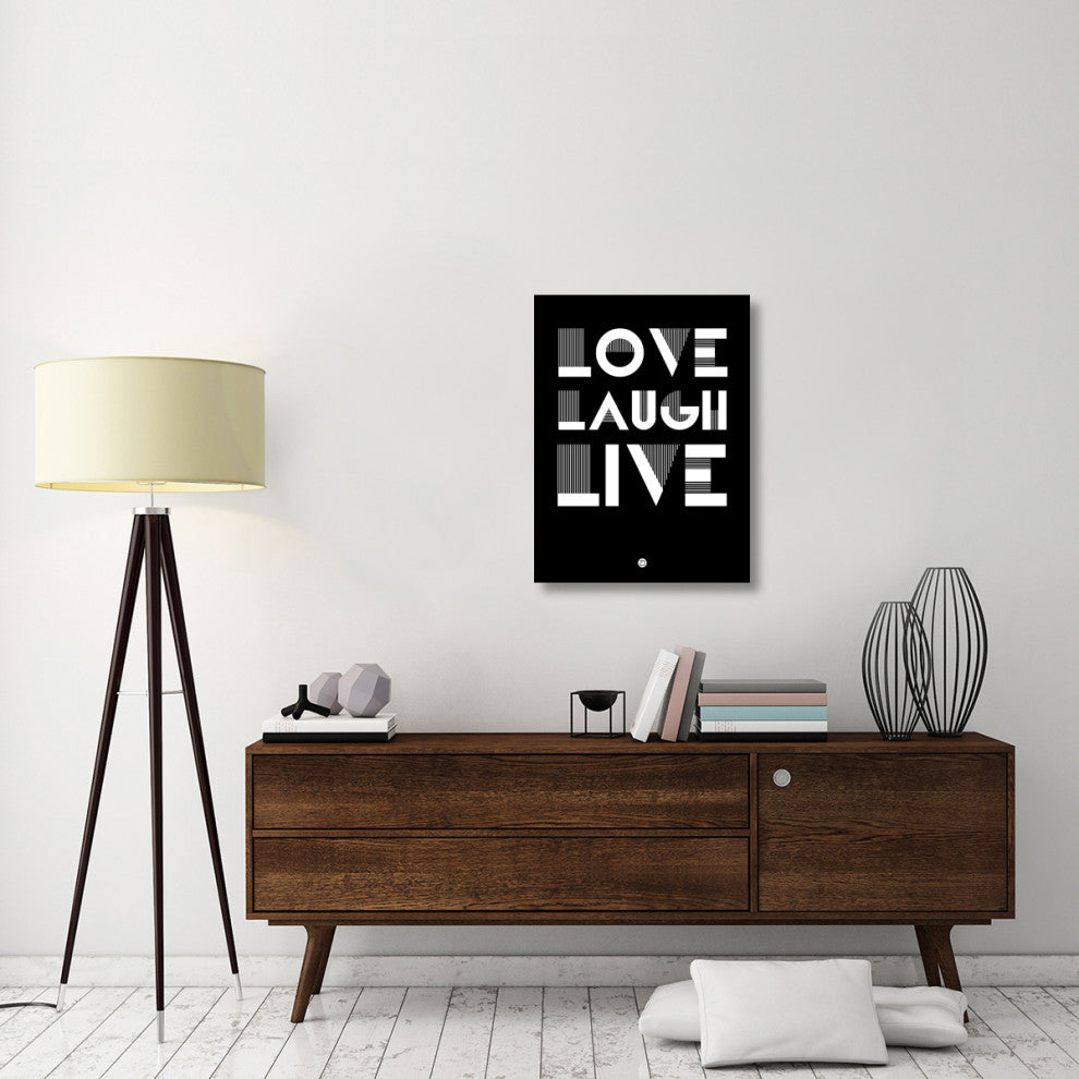 "Love Laugh Live Poster 2" Fine Art Print