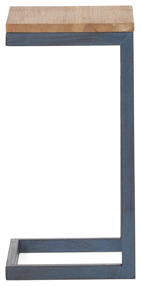 GDF Studio Ramona Fir wood Antique Accent Table, Medium