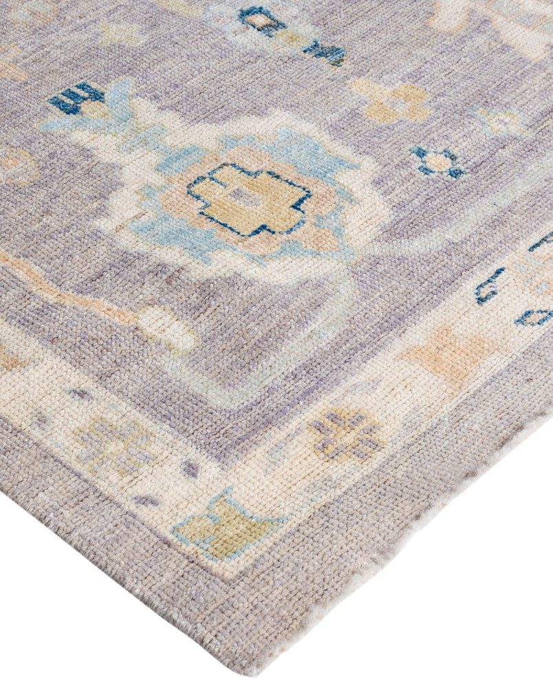 Oushak One-of-a-Kind Hand-Knotted Area Rug Gray, 10'0" x 13'8"