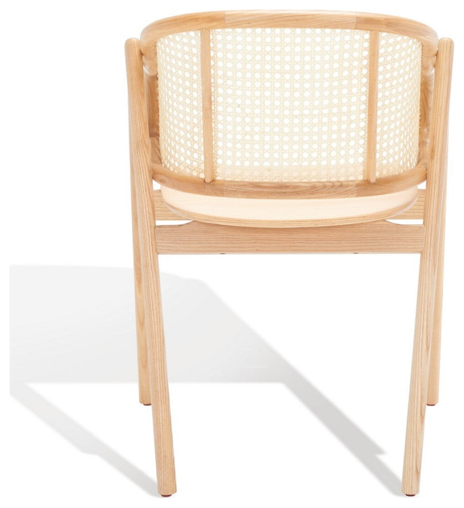 Safavieh Couture Emmy Rattan Back Dining Chair, Natural