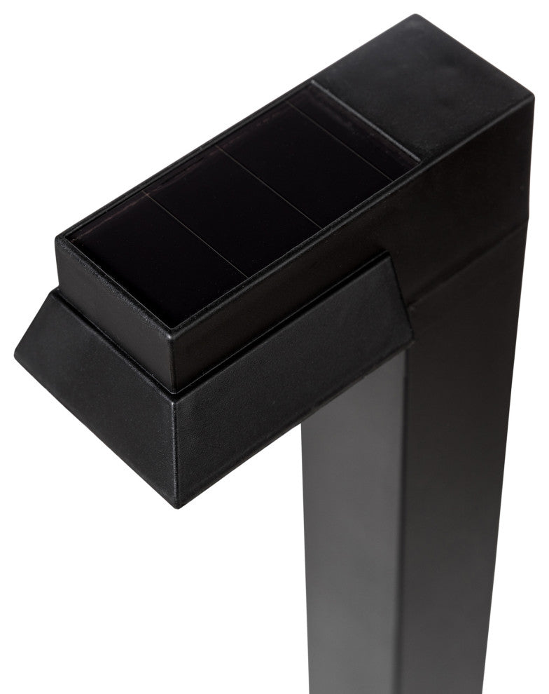 15"H Solar Powered SMD LED Pathway Ground Light, Set of 6