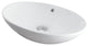 Bianco Uovo Ceramic Vessel Sink With Overflow