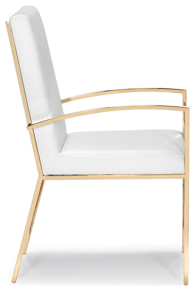 Brook Arm Chair, Gold