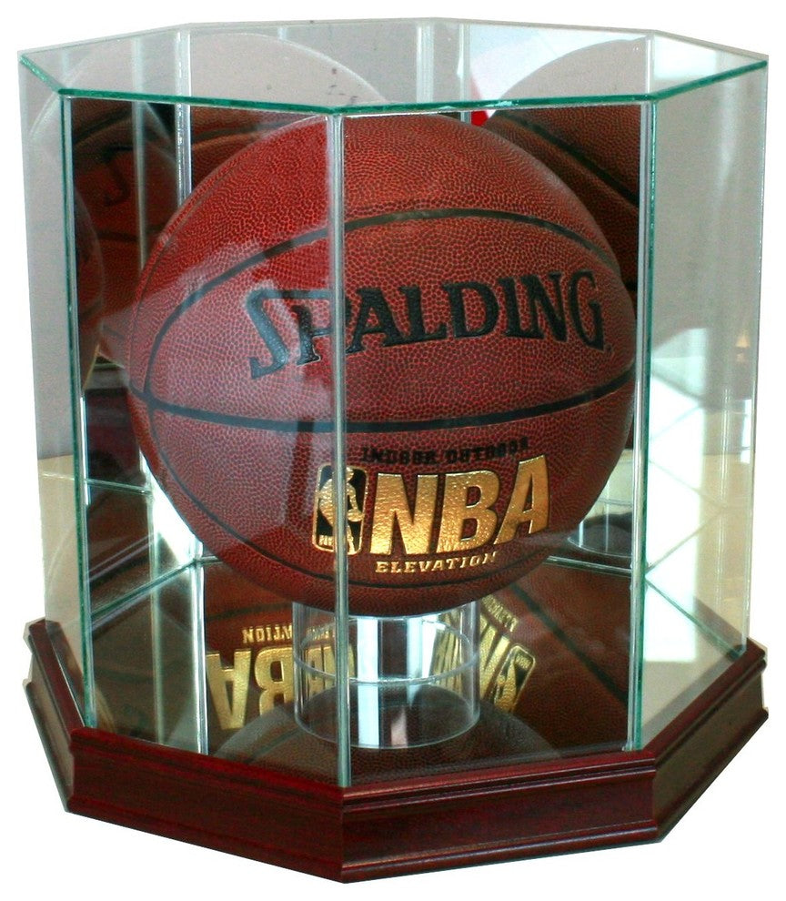 Octagon Basketball Display Case