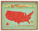 Anderson Design Group Explore America Rectangular Tray, Large