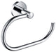 Elie Bathroom Towel Ring, Chrome