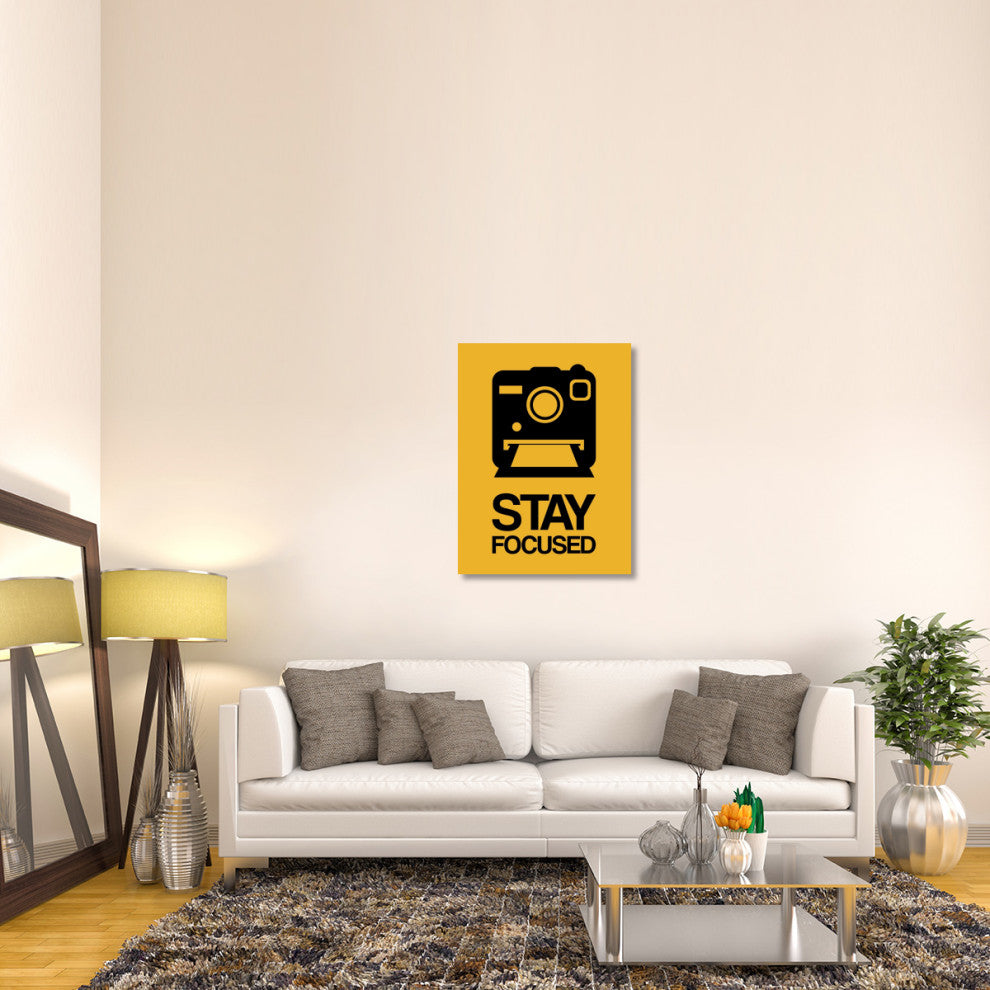 "Stay Focused Polaroid Camera Poster 2" Fine Art Print