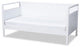 Baxton Studio Cintia Cottage Farmhouse Whiteed Wood Twin Size Daybed