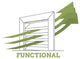 15"W x 30"H Vertical Gable Vent Louver, Functional