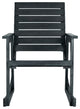Safavieh Alexei Rocking Chair, Dark Slate Gray