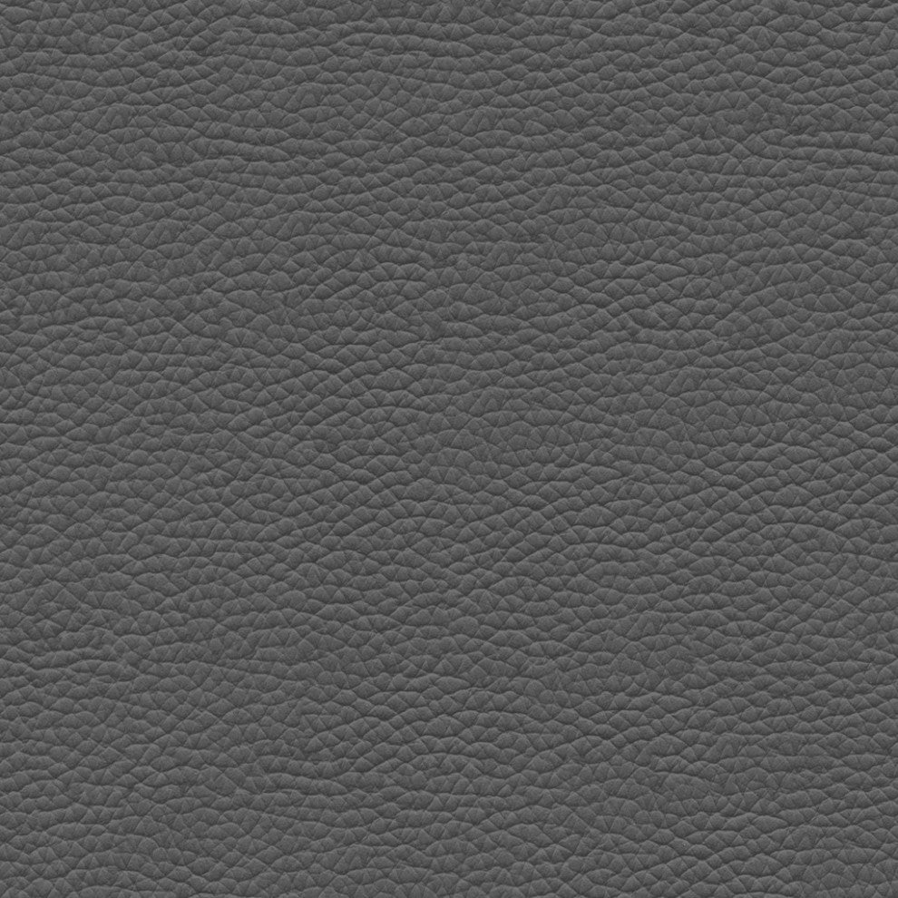 May Side Chair, Shadow Paloma Leather, Silver Powder Coat