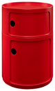 Modern Contemporary Living Room Storage Module Side Table Red