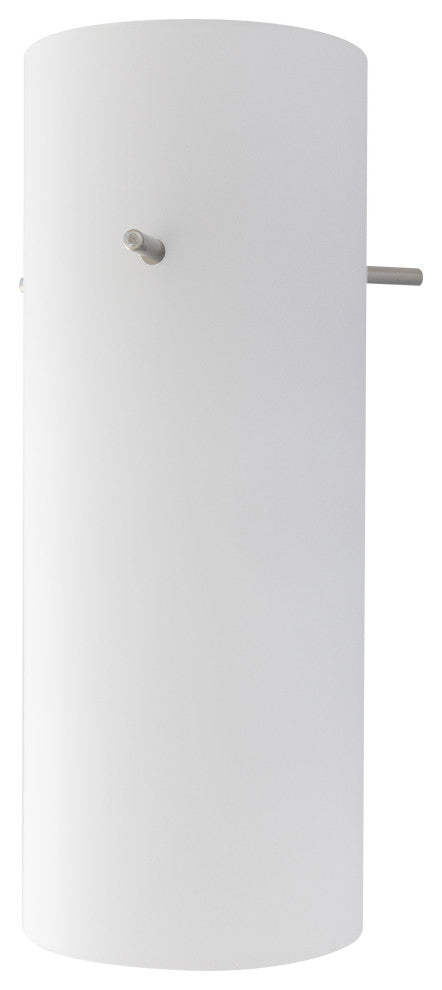 Cylinder Pendant Glass Shade, Opal Glass