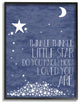 Stupell Industries Navy Textural Twinkle Little Star Typography, 24"x30", Black