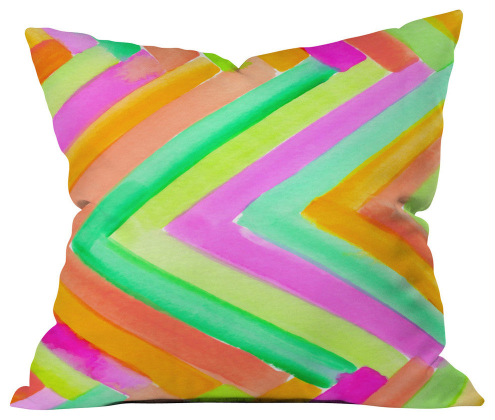 Deny Designs Rebecca Allen Summer Stays Outdoor Throw Pillow