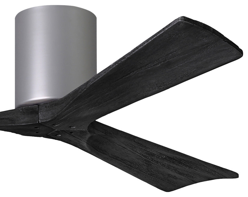 Irene-3H 52" Ceiling Fan, Brushed Nickel/Matte Black