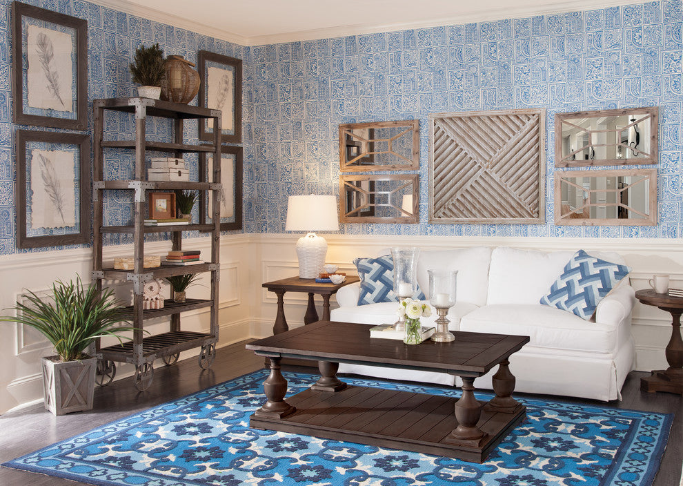 Fretwork Wall Panel Wall Art - White