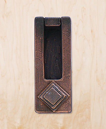 Mission Door Knocker, Polished Pewter