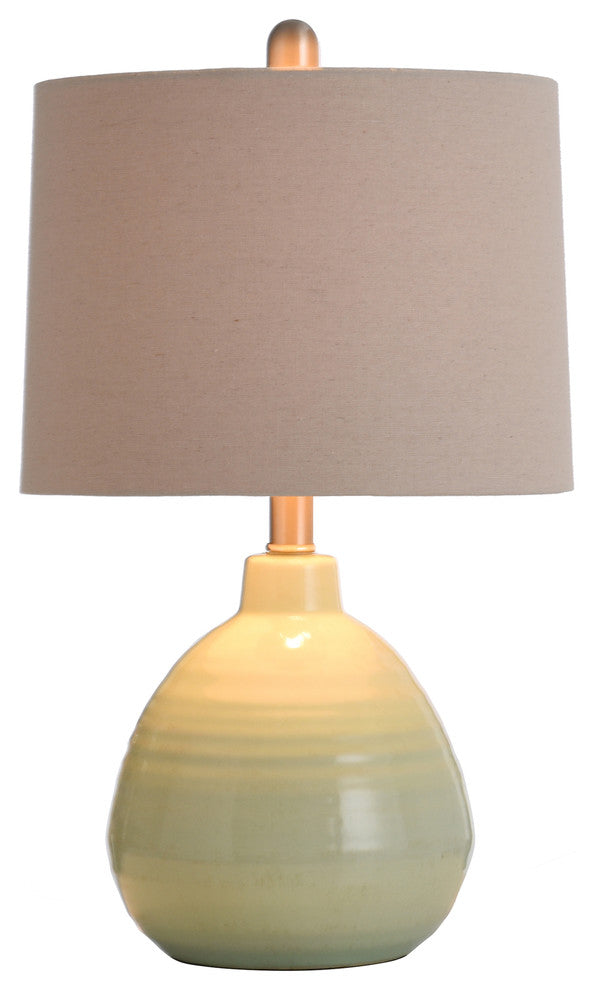 Cameron - Ceramic Table Lamp, Key Lime Green