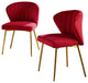 Milia Dining Chair, Red