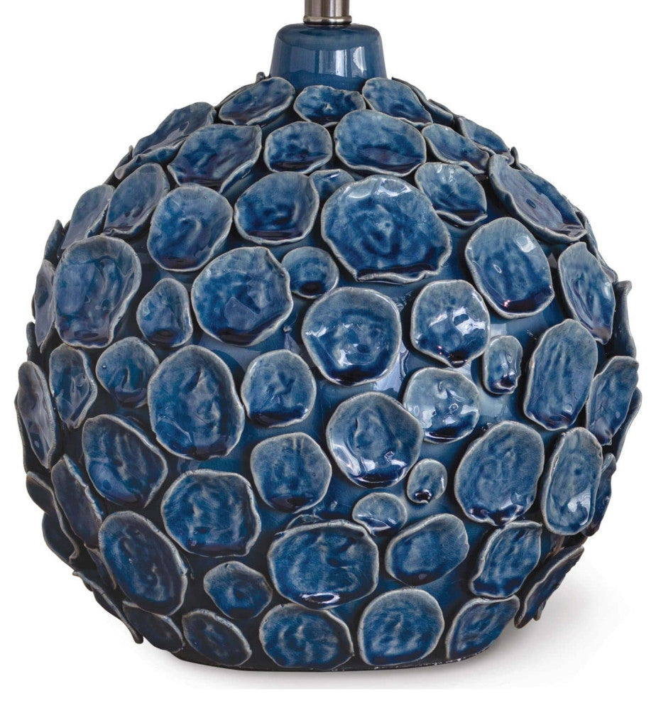 Lucia Ceramic Table Lamp, Blue