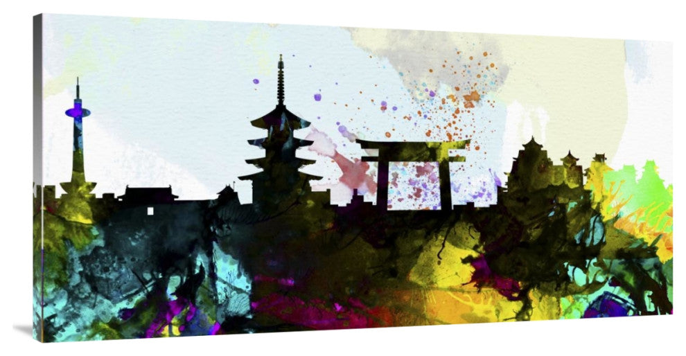 "Kyoto City Skyline" Fine Art Print