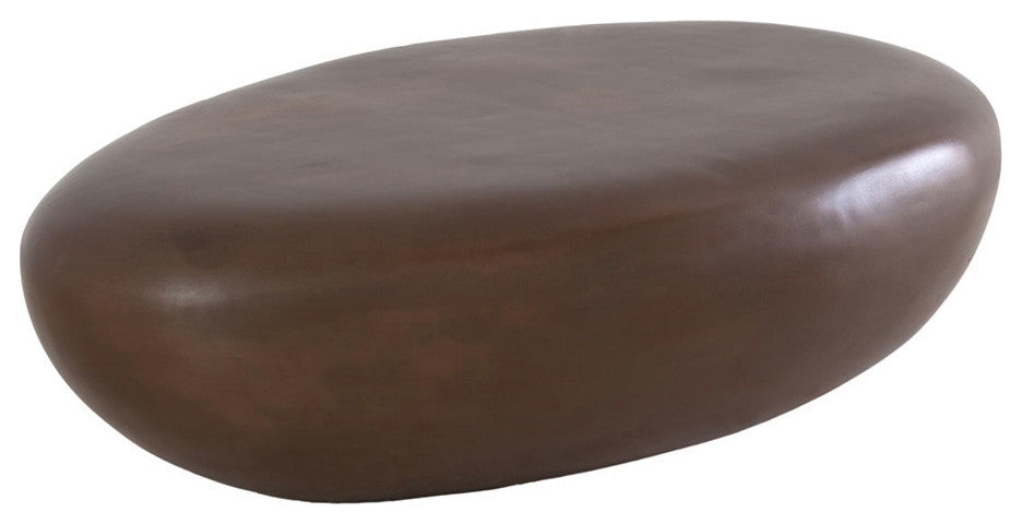 River Stone Cocktail Table Bronze, Large