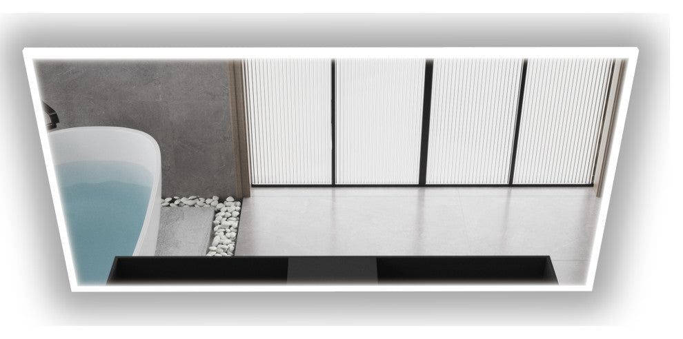 Bianca Modern LED Bathroom Vanity Mirror, 60''x30''