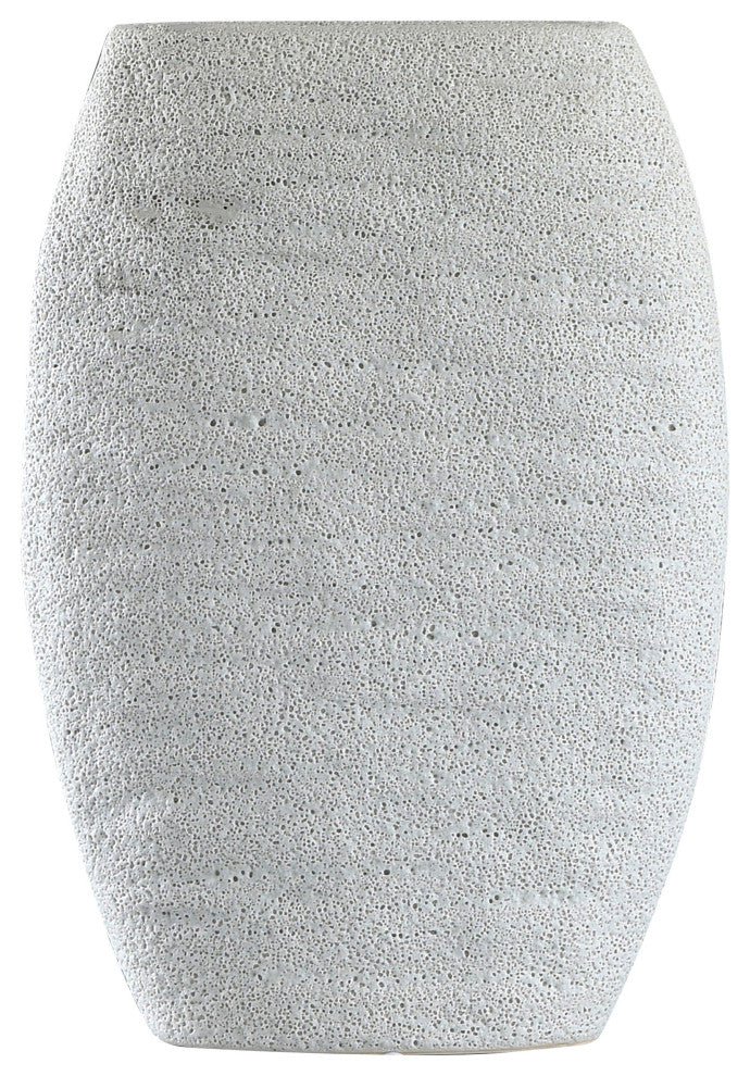Delphi Vase Tall Cream Finish on Ceramic
