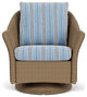 Lloyd Flanders Weekend Retreat Swivel Glider Lounge Chair, Fawn, Hansen Sky