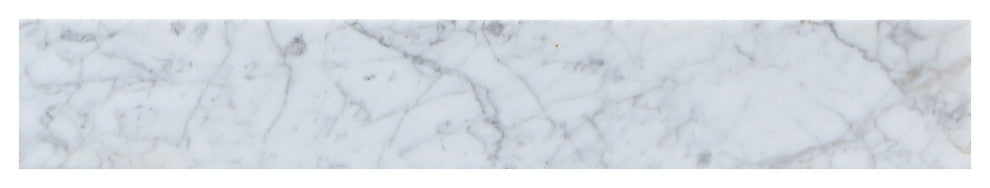 24" Backsplash, Carrara White