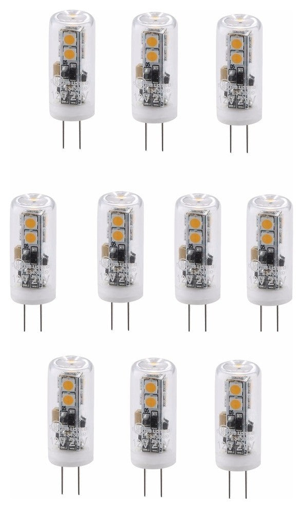 LED G4, 3000K, CRI80, UL, 2W, LM150, Set of 10
