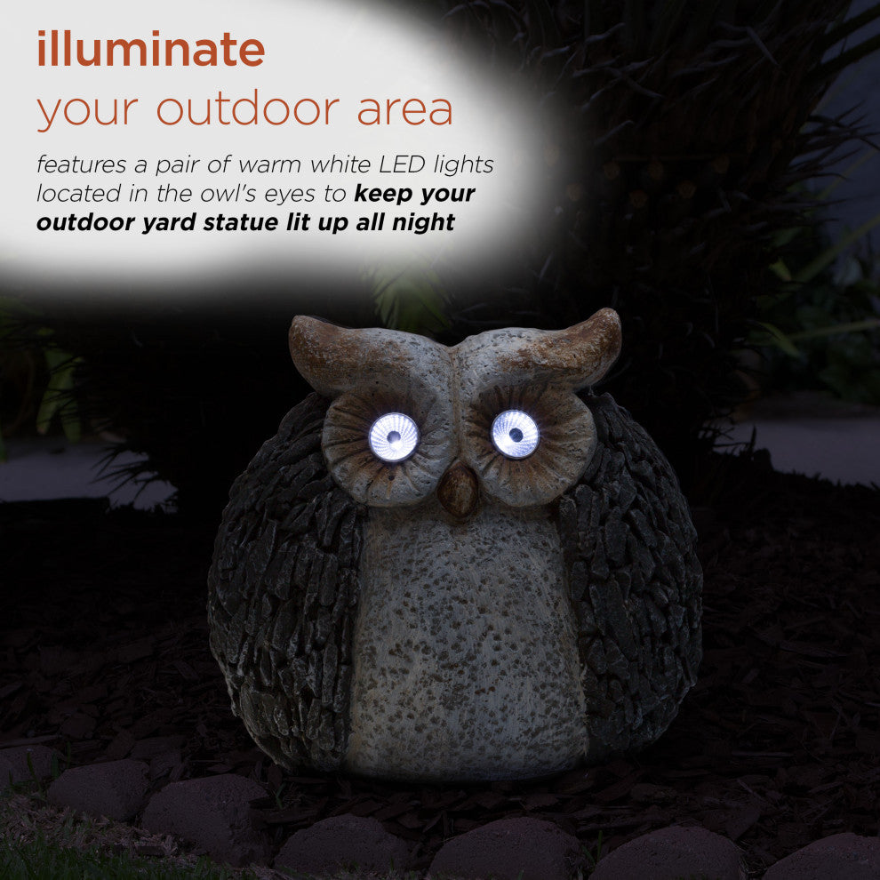 Solar Owl Statuary