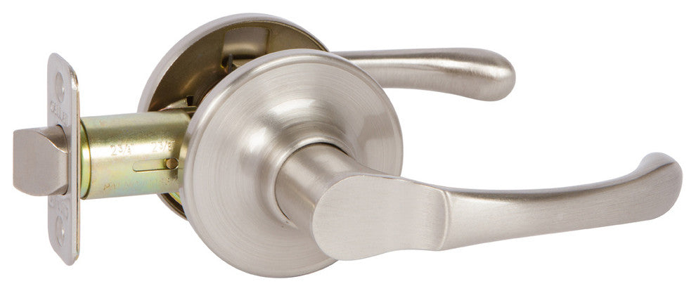 Callan Newport Passage Lever Set, Satin Nickel