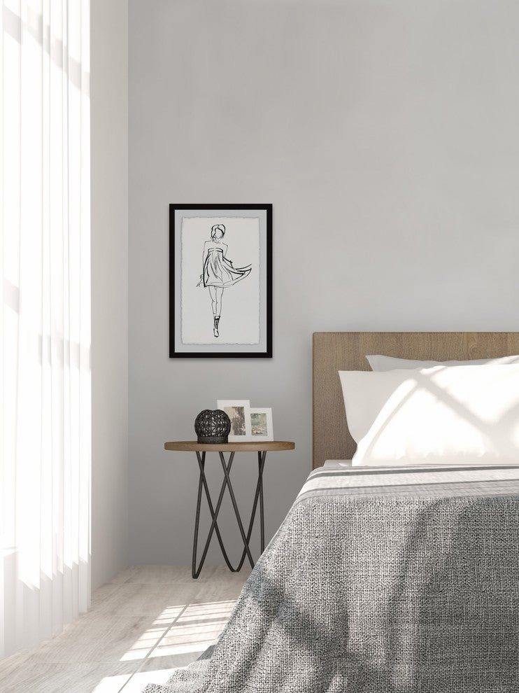 "Fun and Flirty" Framed Painting Print, 12"x18"