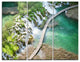 "Tourist Path in Plitvice Lakes" Photo Wall Art, 3 Panels, 36"x28"
