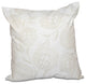 Antique Flowers, Floral Print Pillow, White, 20"x20"