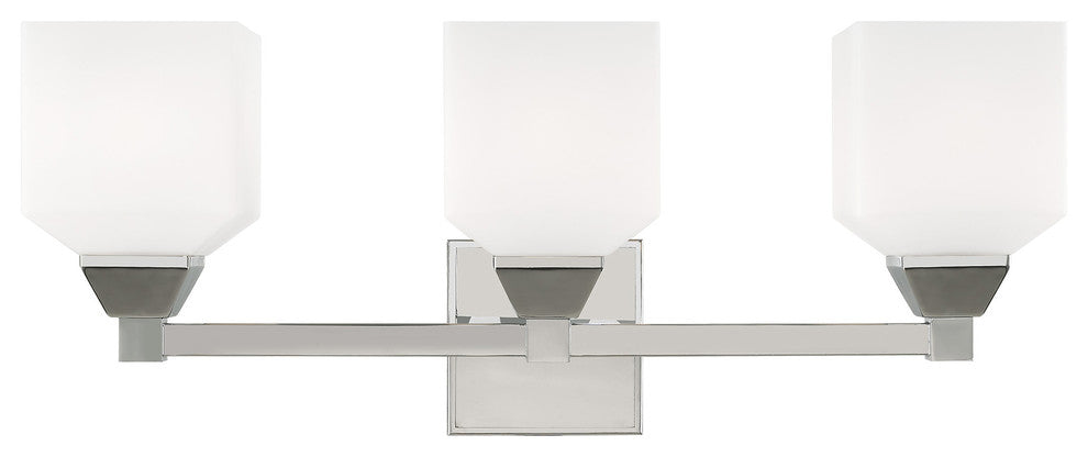Livex Lighting Polished Chrome 3-Light Bath Vanity