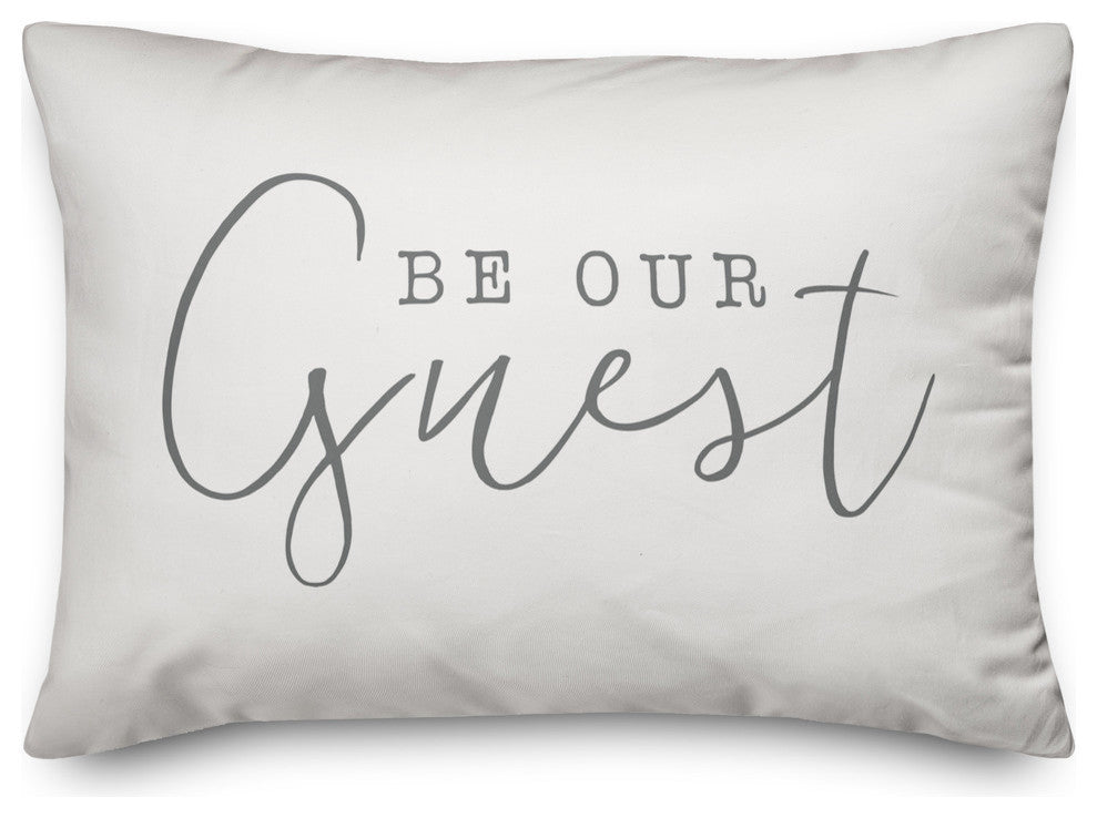 Be Our Guest Outdoor Lumbar Pillow