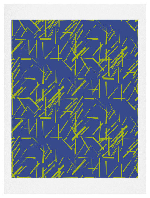 Deny Designs Karen Harris Konstructivist Periwinkle Art Print